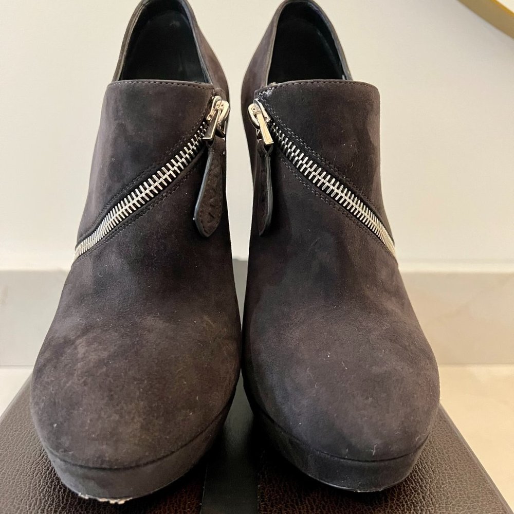 Alaia, Grey Zipper Bootie, Size 39 - image 6